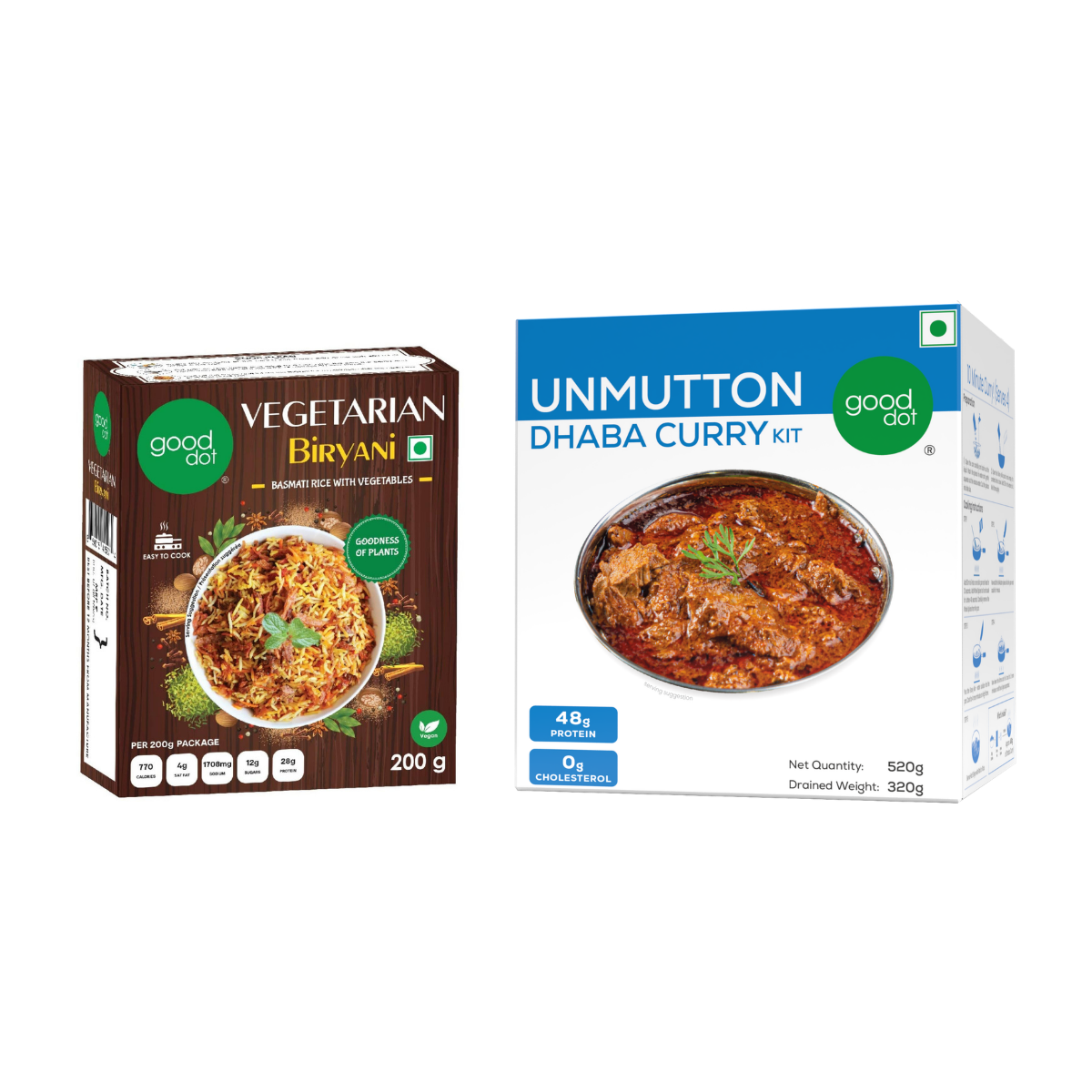 UnMutton Dhaba Curry Kit & Vegan Biryani Kit